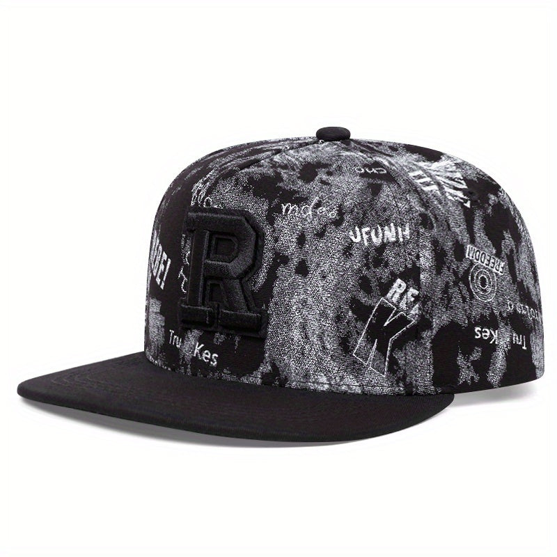 1pc Men's Hip Hop Baseball Cap, Snapback Cap