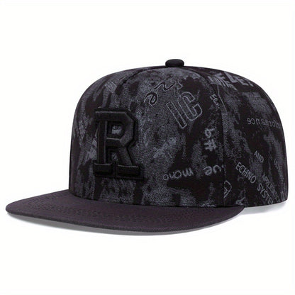 1pc Men's Hip Hop Baseball Cap, Snapback Cap