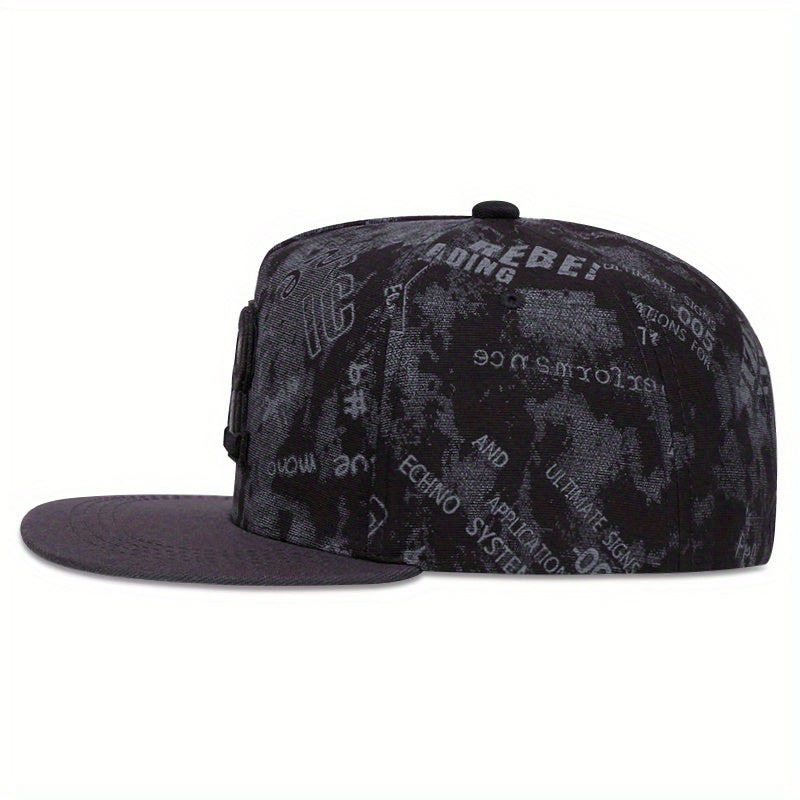 1pc Men's Hip Hop Baseball Cap, Snapback Cap
