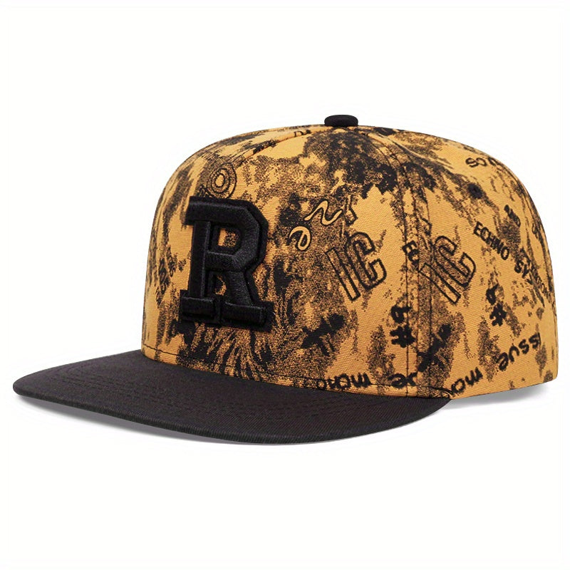 1pc Men's Hip Hop Baseball Cap, Snapback Cap