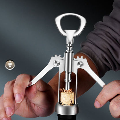 1pc, Multifunctional Red Wine Bottle Opener Creative Beer Wine Bottle Opener Wine Labor-Saving Wine Opener Screwdriver