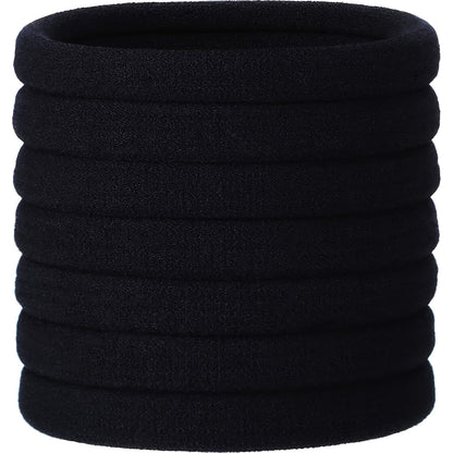 10/20/50/100pcs Solid Color Elastic Hair Band Ponytail Clip Stylish Hair Styling Accessories for Daily Use