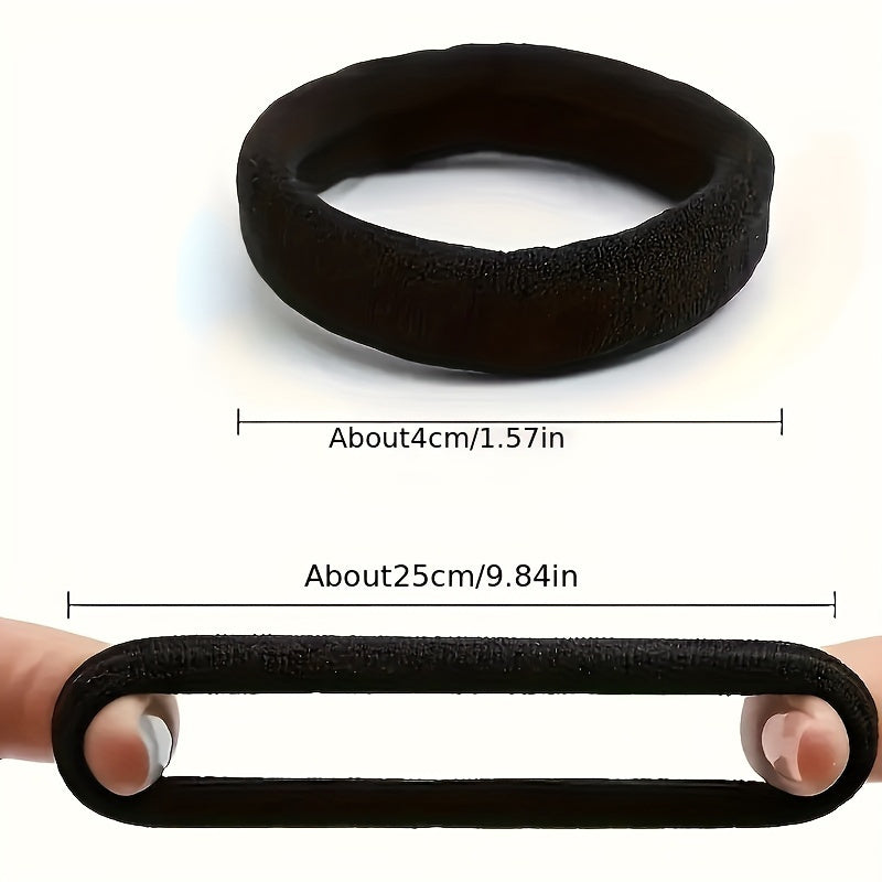 10/20/50/100pcs Solid Color Elastic Hair Band Ponytail Clip Stylish Hair Styling Accessories for Daily Use