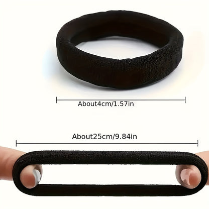 10/20/50/100pcs Solid Color Elastic Hair Band Ponytail Clip Stylish Hair Styling Accessories for Daily Use