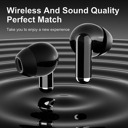 ANKRIYUL Wireless 5.3 Wireless Sport Earbuds, TWS Stereo with LED Digital Display, Touch Control, 10W Max Power, USB-C Charging, Protective Case for Phone, Black, Active Lifestyle Audio, Modern Headphones, Durable Headphones