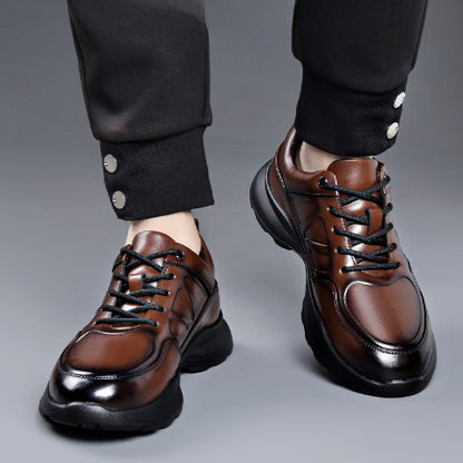 New Autumn Lace Up Casual Shoes for Men, Soft Bottom And Breathable, Men's Sports Casual Shoes, Fashionable And Versatile