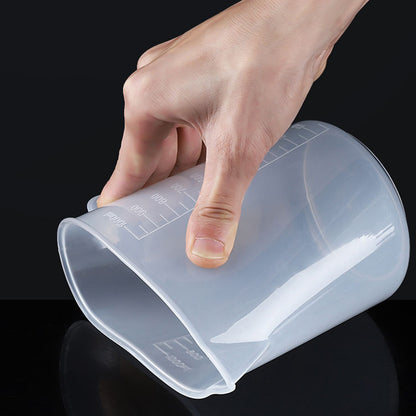 6pcs Measuring Cup Set - Durable, Easy-Pour Plastic Liquid Measuring Cups - Multipurpose Kitchen Utensils for Accurate Baking & Cooking Measurements - Essential Cooking Tools for Home Chefs
