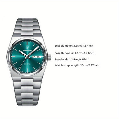 POEDAGAR Luxury Watch For Woman Ladies Elegant Quartz Watch Waterproof Luminous Date Week Stainless Steel Women's Watches Clock