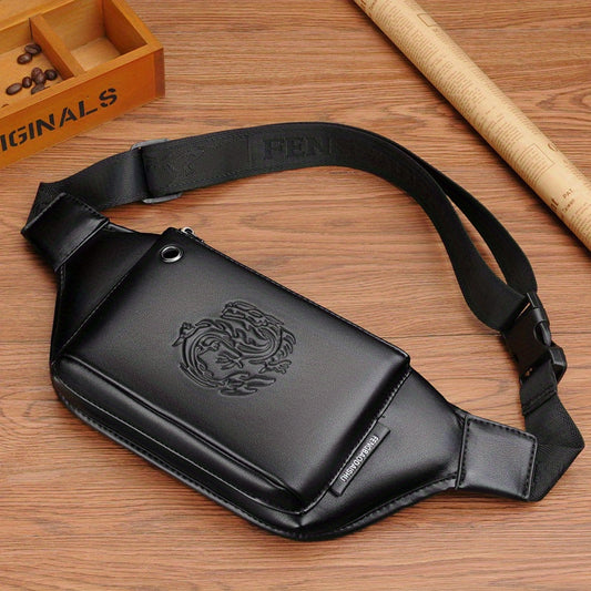 Men'S Large Capacity Trendy Chest Bag, Casual Sports Crossbody Bag, Stylish Men'S Backpack.