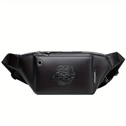 Men'S Large Capacity Trendy Chest Bag, Casual Sports Crossbody Bag, Stylish Men'S Backpack.