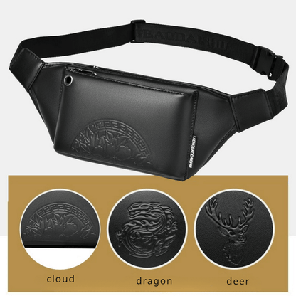 Men'S Large Capacity Trendy Chest Bag, Casual Sports Crossbody Bag, Stylish Men'S Backpack.