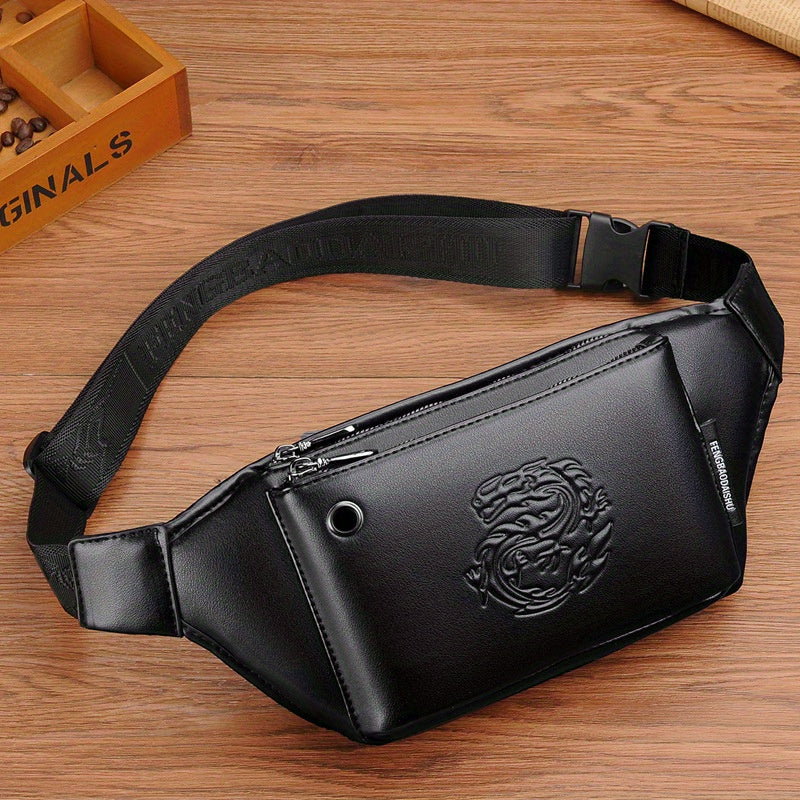 Men'S Large Capacity Trendy Chest Bag, Casual Sports Crossbody Bag, Stylish Men'S Backpack.