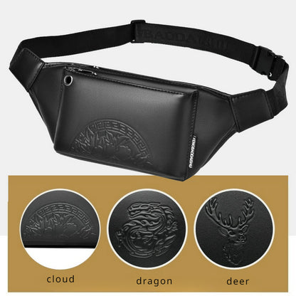 Men'S Large Capacity Trendy Chest Bag, Casual Sports Crossbody Bag, Stylish Men'S Backpack.