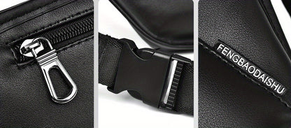 Men'S Large Capacity Trendy Chest Bag, Casual Sports Crossbody Bag, Stylish Men'S Backpack.