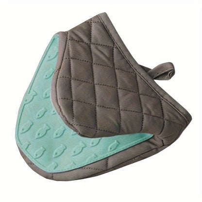 Heat Resistant Silicone Foot Pad with Cover. They Are Multifunctional And Can Be Used As Pot Racks, Microwave Safe Oven Heat Pads, Frying Pan Handle Racks, And Kitchen Countertop Mats.