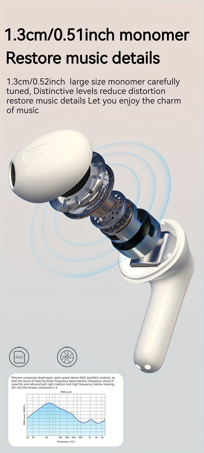 New Wireless Earphones With Ultra-long Battery Life Sports Game Mini Dual Stereo In-Ear Universal Earbuds