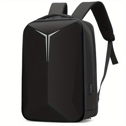 Hard shell business backpack for men, 15.6-inch laptop backpack, multifunctional travel backpack, night reflective strip design, commuting computer bag, Men's document backpack gift