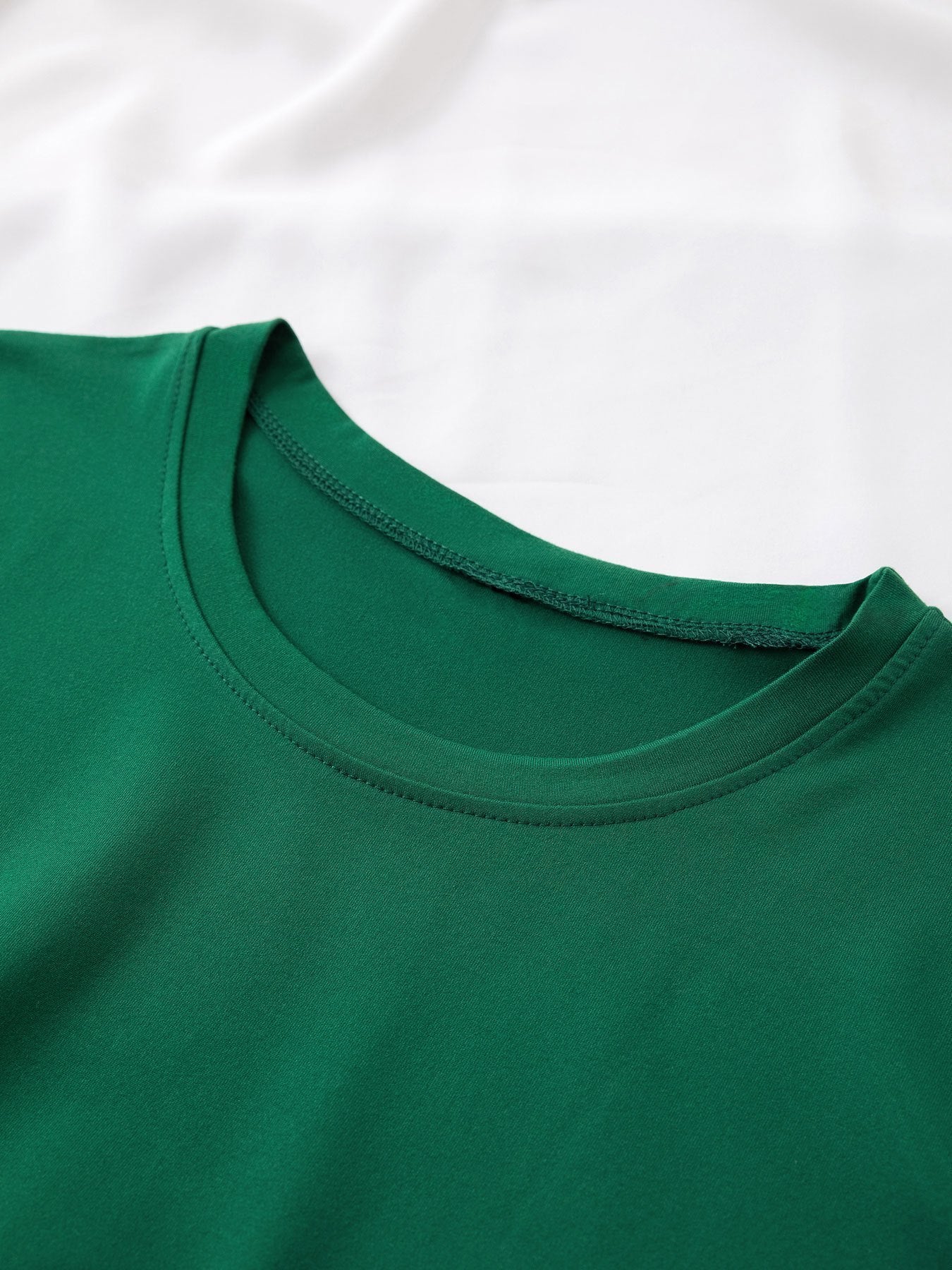 Women'S Casual Polyester T-Shirt with "Milano Italy" Letter Print, Short Sleeve Crew Neck Top, All-Season Knit Fabric Tee, Regular Length - 180gsm