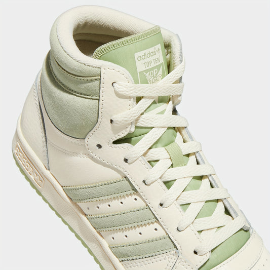 Adidas Women's Clover High-Top Sneakers - Casual Striped Lace-Up Shoes with Synthetic Cover Upper, Breathable Fabric Lining & Durable Rubber Sole for All-Season Wear (GX0815), Comfortable Footwear, Laceup Closure, Everyday Fo
