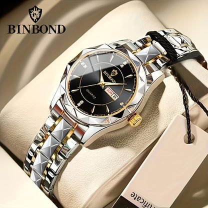 Women's Casual Luxury Simple Luminous Calendar Quartz Watch