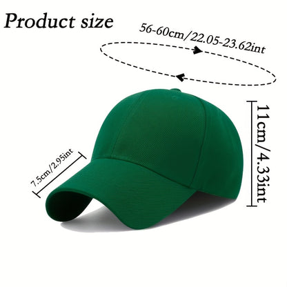 Customizable Baseball Cap - Adjustable, Lightweight Polyester Hat for Men & Women - Personalize with Text, Photos, or Logo - Available in Multiple Colors, Custom Baseball Cap, Without Battery