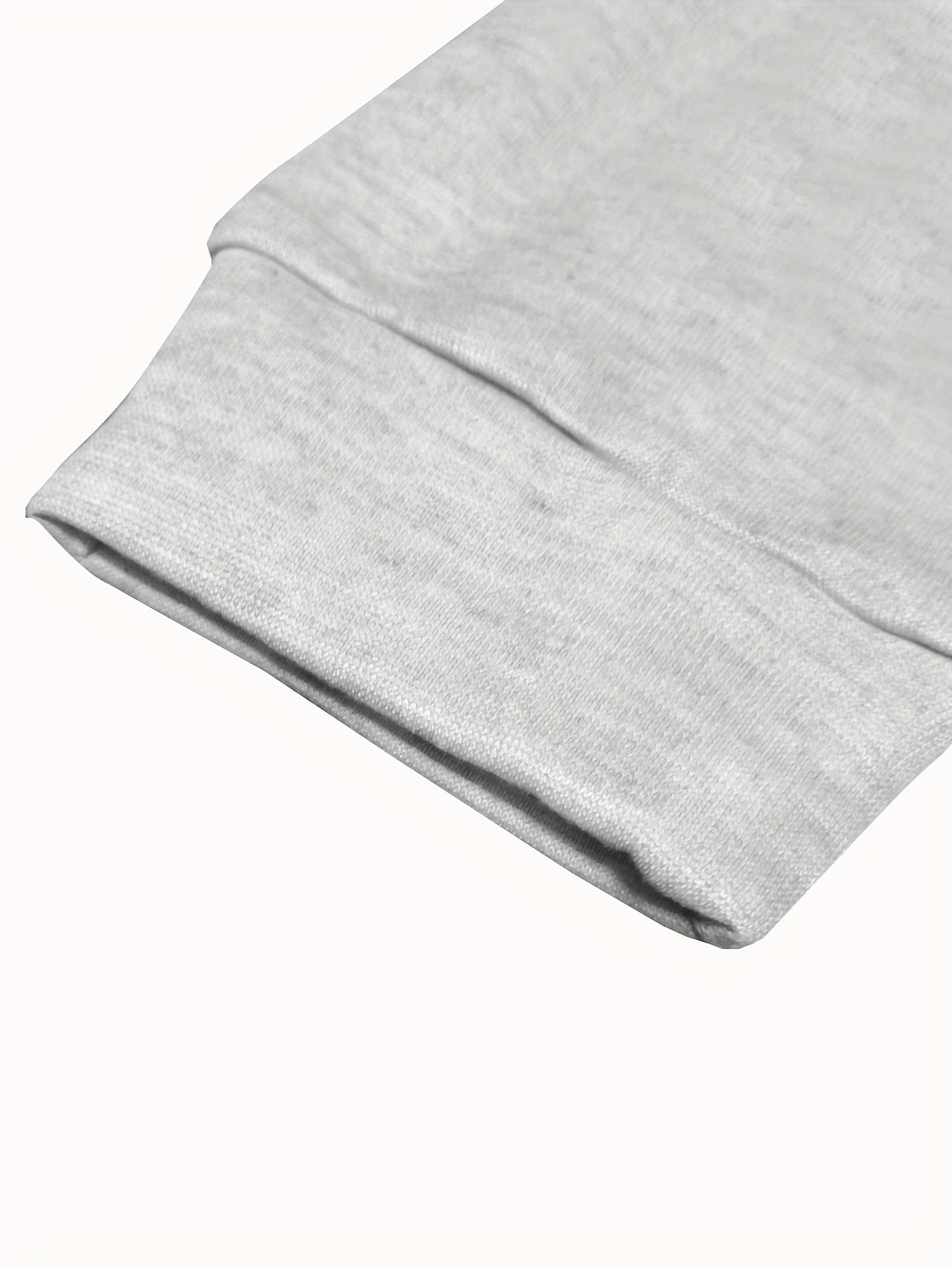 Men's Athletic Fleece Hoodie & Jogger Set - Sporty Gray with Black Accents, Zip-Up Jacket and Drawstring Pants, Polyester, Machine Washable for Fall/Winter