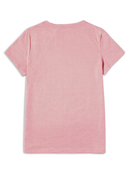 Circle Chic Butterfly Print T-Shirt - Exquisite Design, Casual Round Neck Top - Breathable and Lightweight, Perfect for Spring/Summer Wardrobe