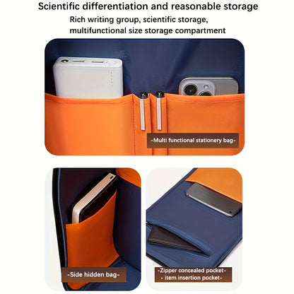 Large Capacity Men's Backpack Business Computer Backpack High Quality Business Multifunctional Password Anti-theft Backpack