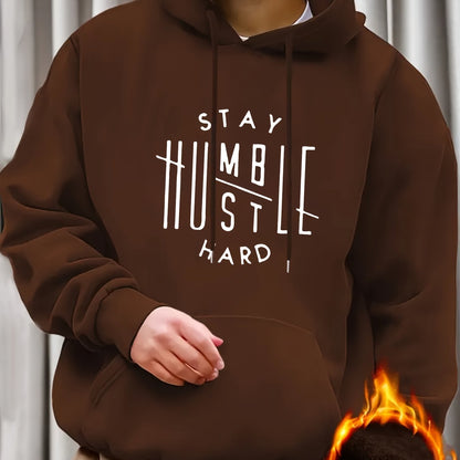KOURRTER Տղամարդկանց ոգեշնչող վերնաշապիկ - «Stay Humble» գրաֆիկական տպագիր, երկարաթև, պոլիեսթեր խառնուրդ, առկա է սև, կարմիր, դեղին, կապույտ, ծիրանագույն, մուգ կապույտ, սուրճ, վարդագույն, բաց մոխրագույն - լվացվում է մեքենայում, հագուստ բոլոր սեզոններին: