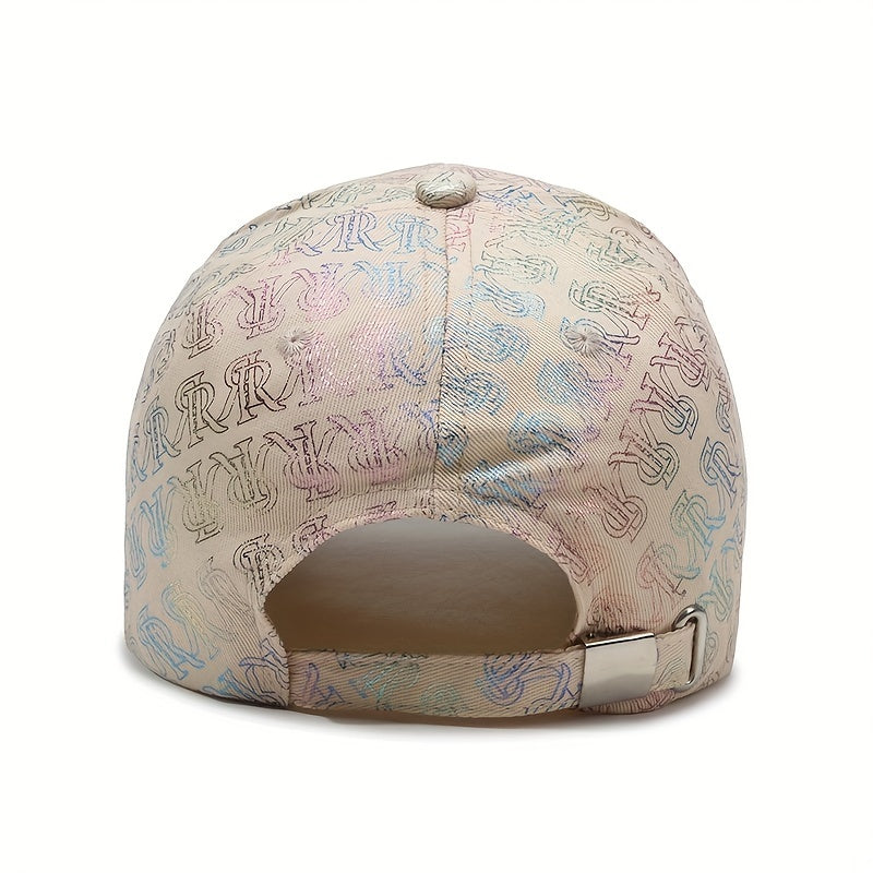 Men's Funky Embroidery Baseball Cap, Seasonable Casual Stylish High-End Baseball Cap With Adjustable Strap For Men And Women