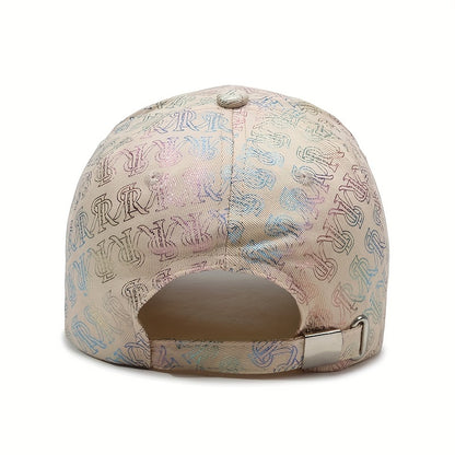 Men's Funky Embroidery Baseball Cap, Seasonable Casual Stylish High-End Baseball Cap With Adjustable Strap For Men And Women