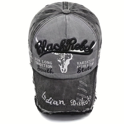 2024 High Quality Outdoor Leisure Men's Soft Washed Embroidered Baseball Hat - Durable, Fashionable, Comfortable, Wearing Baseball Hat