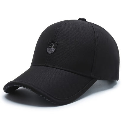 1pc Men'S Baseball Cap, Fantasy Charm Style, Adjustable, Hand Wash, Suitable for Valentine'S Day, Christmas, Spring Festival - Fashionable Versatile Peaked Cap, Suitable for Middle-Aged Peopl