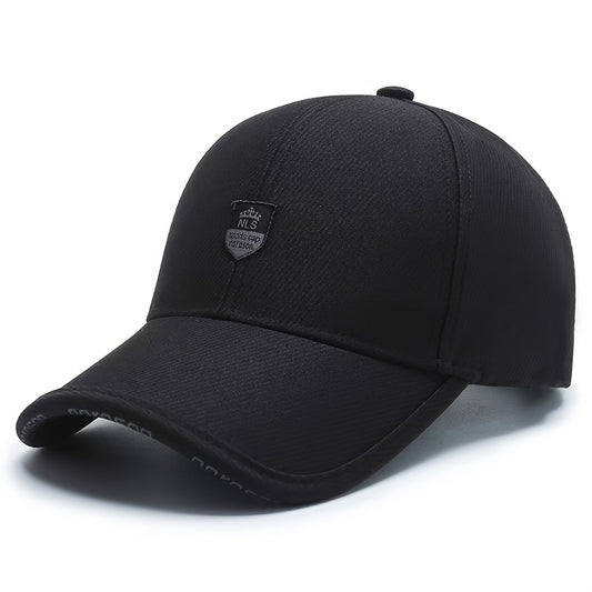 1pc Men'S Baseball Cap, Fantasy Charm Style, Adjustable, Hand Wash, Suitable for Valentine'S Day, Christmas, Spring Festival - Fashionable Versatile Peaked Cap, Suitable for Middle-Aged Peopl