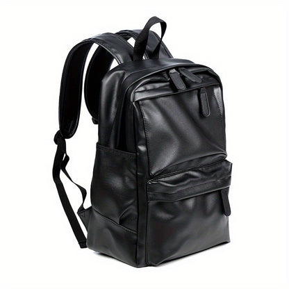 Men Backpack Pu Fashion Travel Bag Casual 39.62 cm laptop backpack