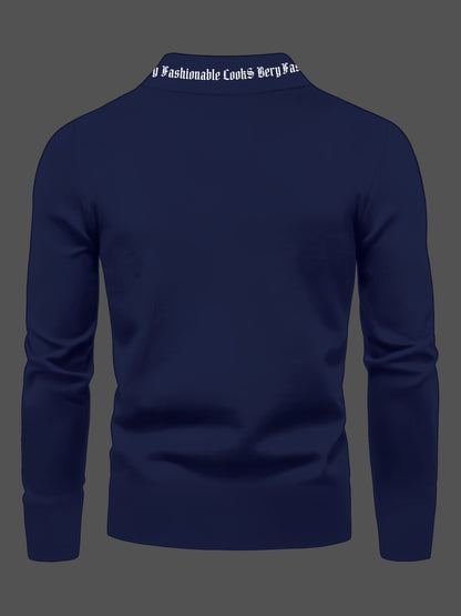 Men'S Long Sleeve Crewneck T-Shirt - Los Angeles Print, Soft Fabric, Casual Fit for Fall Sports & Fitness Activities, Weekend Casual Top | Trendy Casual Style | Smooth Texture Fabric