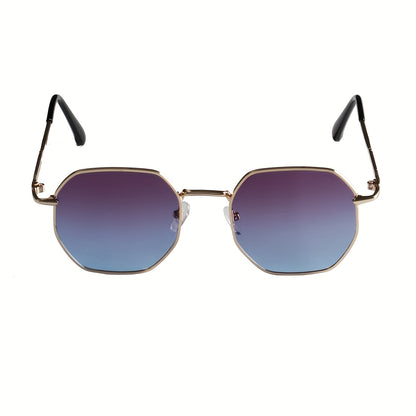 Vintage-Inspired Copper Alloy Full-Rim Men'S Fashion Glasses with Ombre Lenses - Ideal for Daily Commute, Activities & Photo Shoots, Perfect Gift for Halloween, Christmas, Easter, Valentine'S Day, Independence Day, Thanksgivi