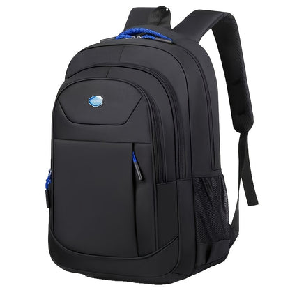 Unisex Large Capacity Business Backpack - Stylish Black Travel & Commuter Bag with Multiple Compartments, Laptop Sleeve, and Adjustable Shoulder Straps for Men and Women, Travel Backpack