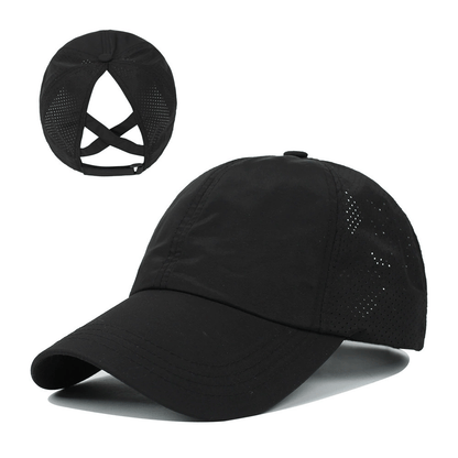 1x Summer Ponytail Baseball Cap, Women's Sports Hat Camping Hat Hiking Hat Christmas Gift