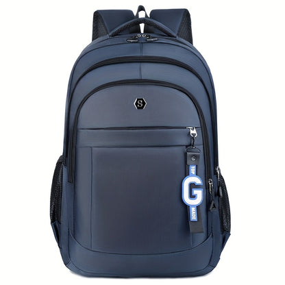 Men's Stylish Large Capacity Backpack - Black, Business & Travel Ready with Multiple Compartments, Durable Lightweight Design, Perfect for Daily Commute & Computer Use, Backpack for Travel, Highquality Luggage
