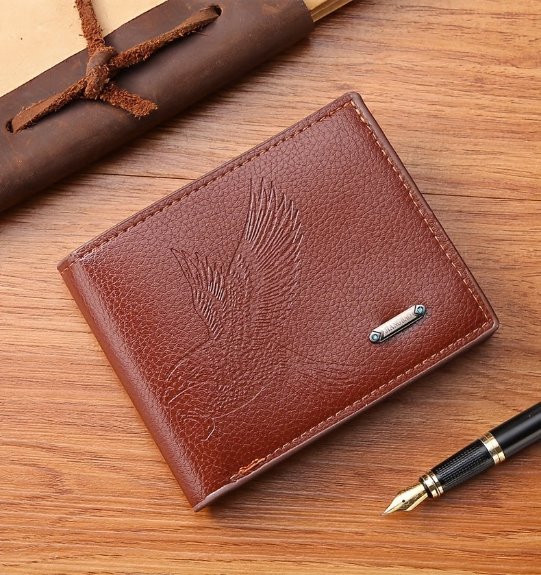 New Men's wallet with multiple card slots, fashionable business short wallet directly supplied by JIANGBAO factory