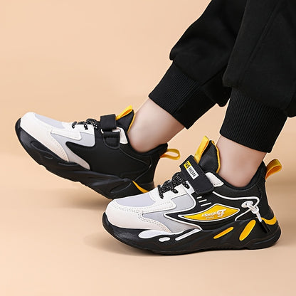 Boys' Athletic Shoes, Stylish Kids' Sneakers, Versatile Fashion Running Shoes for Boys, Perfect for Autumn And Winter School Running.