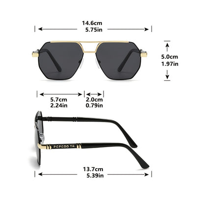 Large frame new irregular Men's and Women's glasses, fashionable business glasses, classic comparison glasses