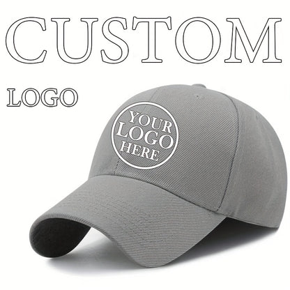 Customizable Baseball Cap - Adjustable, Lightweight Polyester Hat for Men & Women - Personalize with Text, Photos, or Logo - Available in Multiple Colors, Custom Baseball Cap, Without Battery