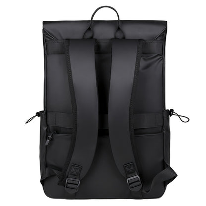 Business Travel Backpack | Men'S Stylish Black & Gray-Green Large-Capacity Backpack with Dry Wet Separation | Perfect for Business Trips, Gym, Swim & Short Stays | Durable Commuter Backpack for Work, School, and Travel | 60-I