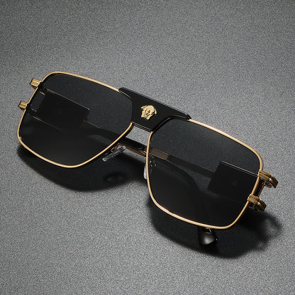 Stylish Cool Bull Head Fashion Glasses, Multi-Frame Double Bridge Eyewear, Ideal for Photography and Gifting