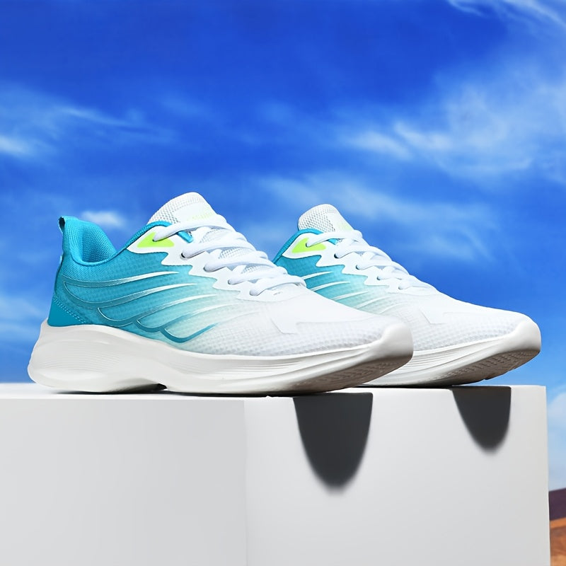 2025 New Arrival Men'S White & Red Sneakers - Breathable Mesh, Soft Bottom, Casual Sports Shoes for Running & Daily Wear, Casual Athletic Shoes | Modern Casual Shoes | Breathable Upper, Running Shoes