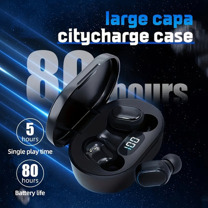 [Wireless Earbuds] 2024 New Wireless Earphones Headphones | with LED Display Touch In-Ear TWS Wireless Earbuds | for iOS/Android | Sports Music Game Headse