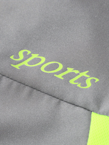 Men'S Casual Patchwork Athletic Suit Comfortable And Good Wear Coat And Long Pants Tracksuit