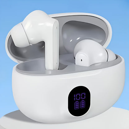 2025 New Model of Wireless Earphones with LED Battery Display, Long-Lasting Battery Life, and High-Fidelity Sound Quality That Feels Like a Music Feast. They Provide a Comfortable and Stylish Earbud Experience, Available in T